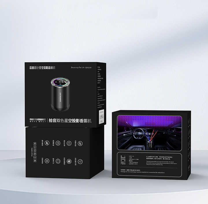Dual Color Starry Sky Projection Car Fragrance