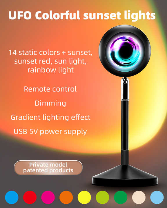 LED Sunset Projection Lamp