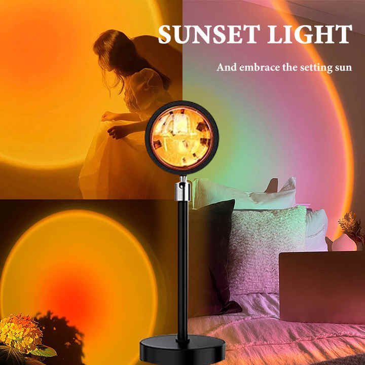LED Sunset Projection Lamp