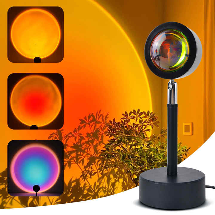LED Sunset Projection Lamp