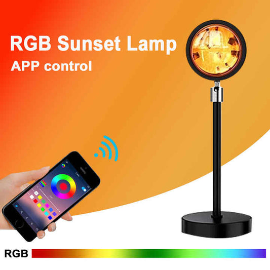LED Sunset Projection Lamp