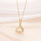Diamond Shaped Gold Plated Necklace